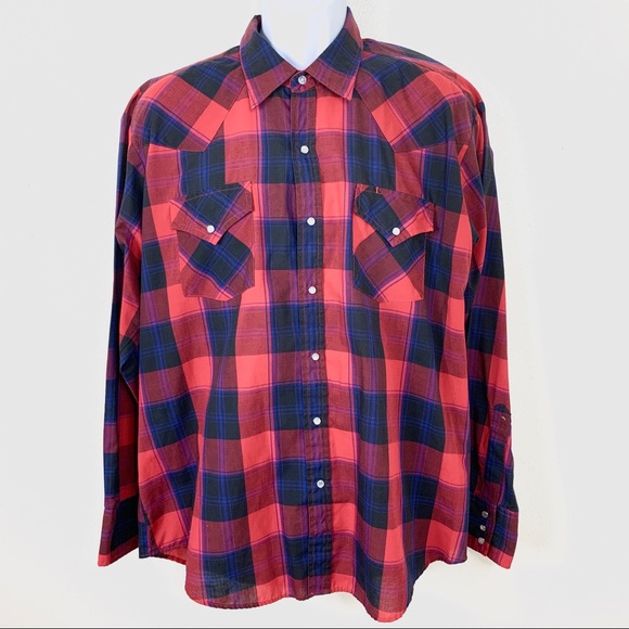 Ely Cattleman Other - 1878 Ely Cattleman Men’s shirt plaid red black XL